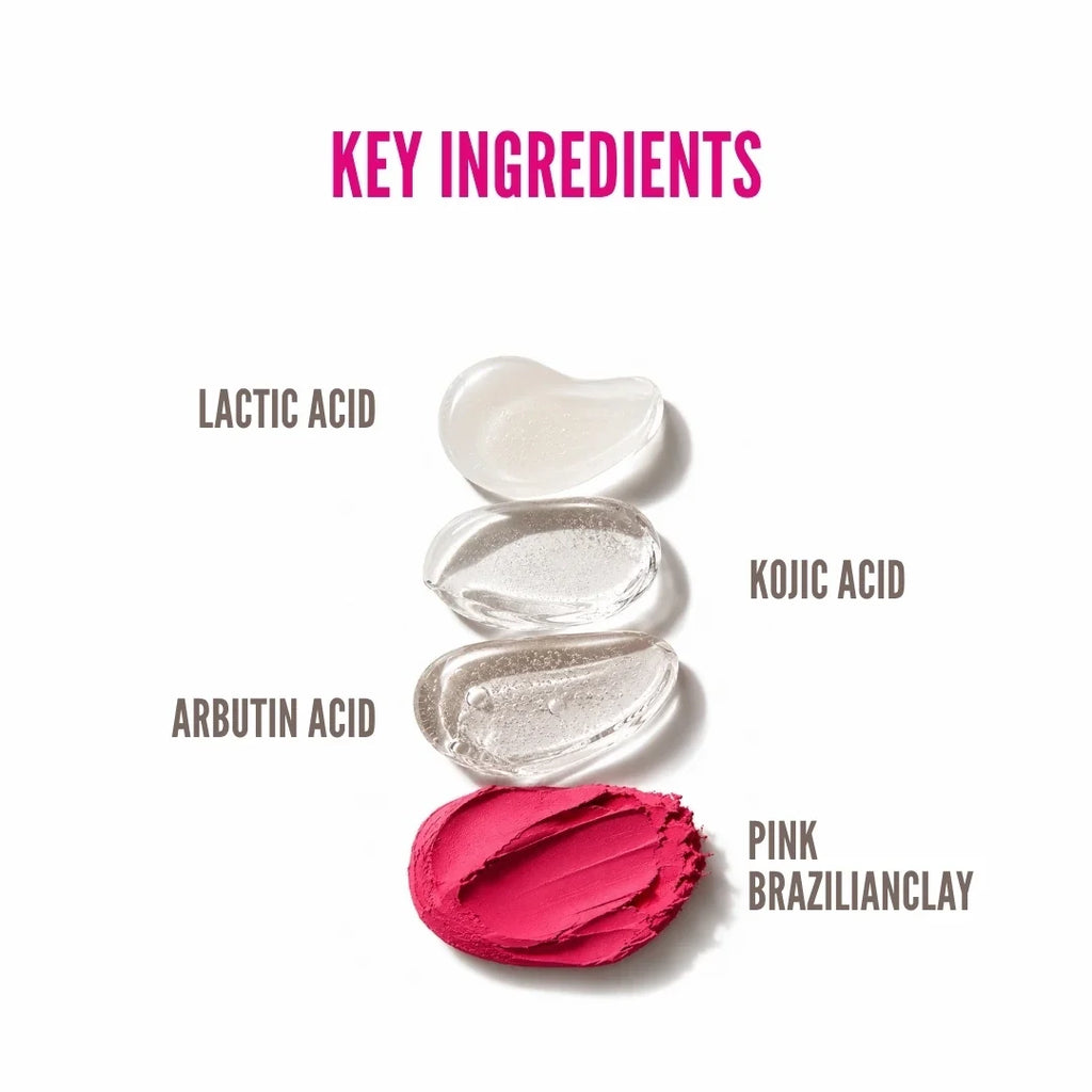 Pink Glow Detan Clay Mask