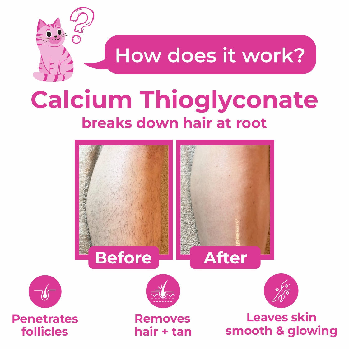 4-in-1 Rose Body Hair Removal Wax Powder Mask