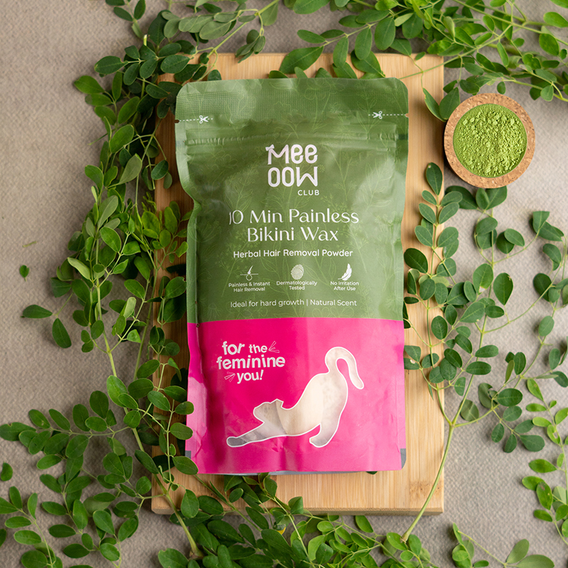 4-in-1 Herbal Bikini Hair Removal Wax Powder Mask 80g