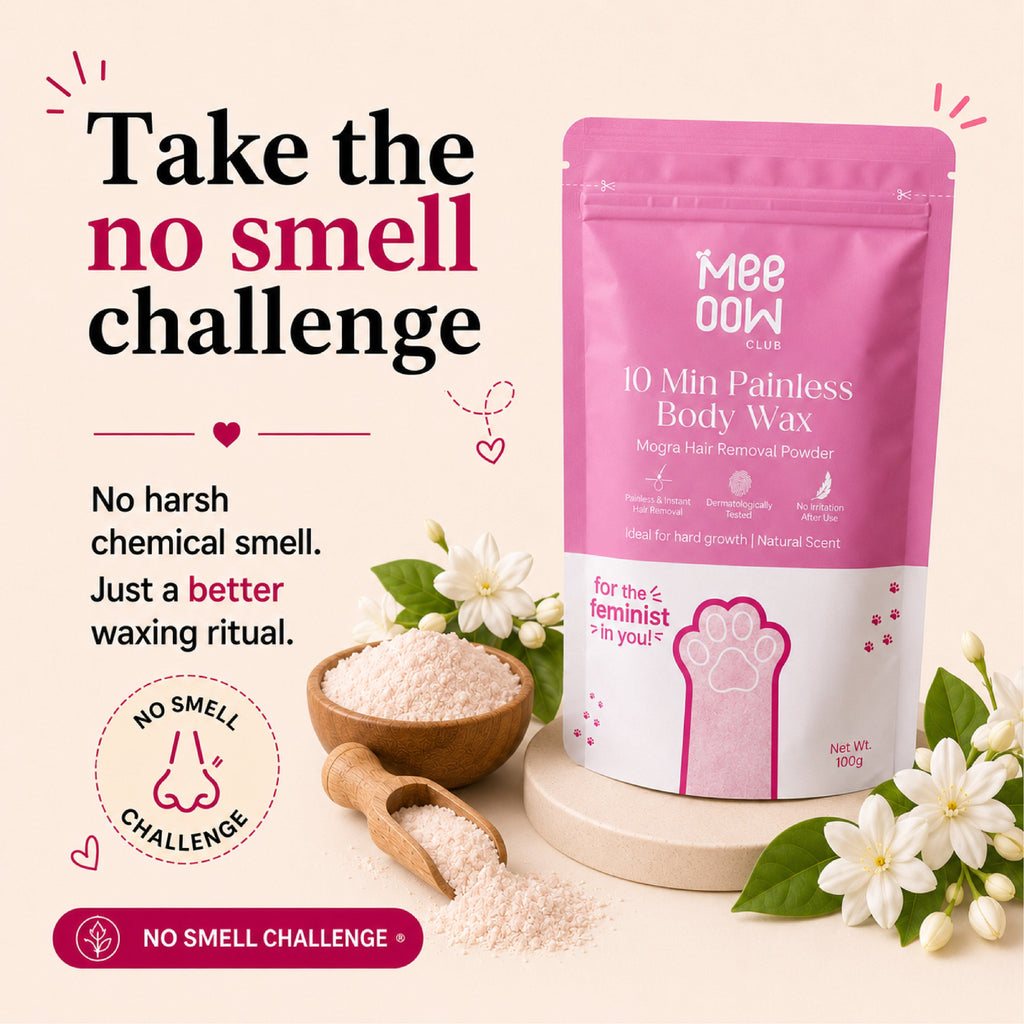 4-in-1 Mogra Body Hair Removal Wax Powder Mask
