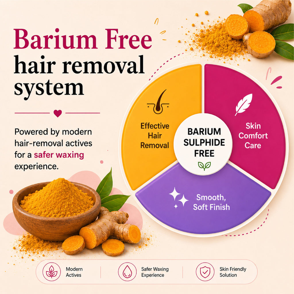 4-in-1 Turmeric Bikini Hair Removal Wax Powder Mask 80g